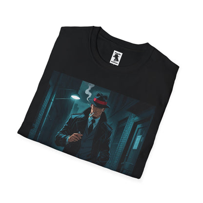 Ace Calloway Graphic T-Shirt for Crime Noir Fans