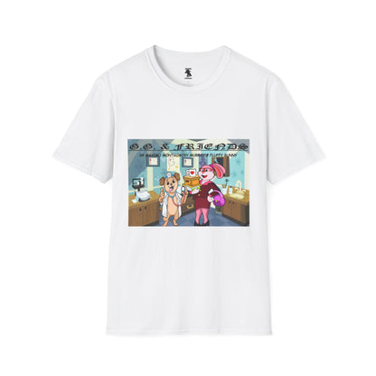 Unisex Softstyle T-Shirt - Dr Max & Fluffy - G.G. & Friends