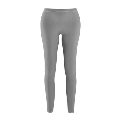 Light Gray - Women's Mid-rise Casual Leggings