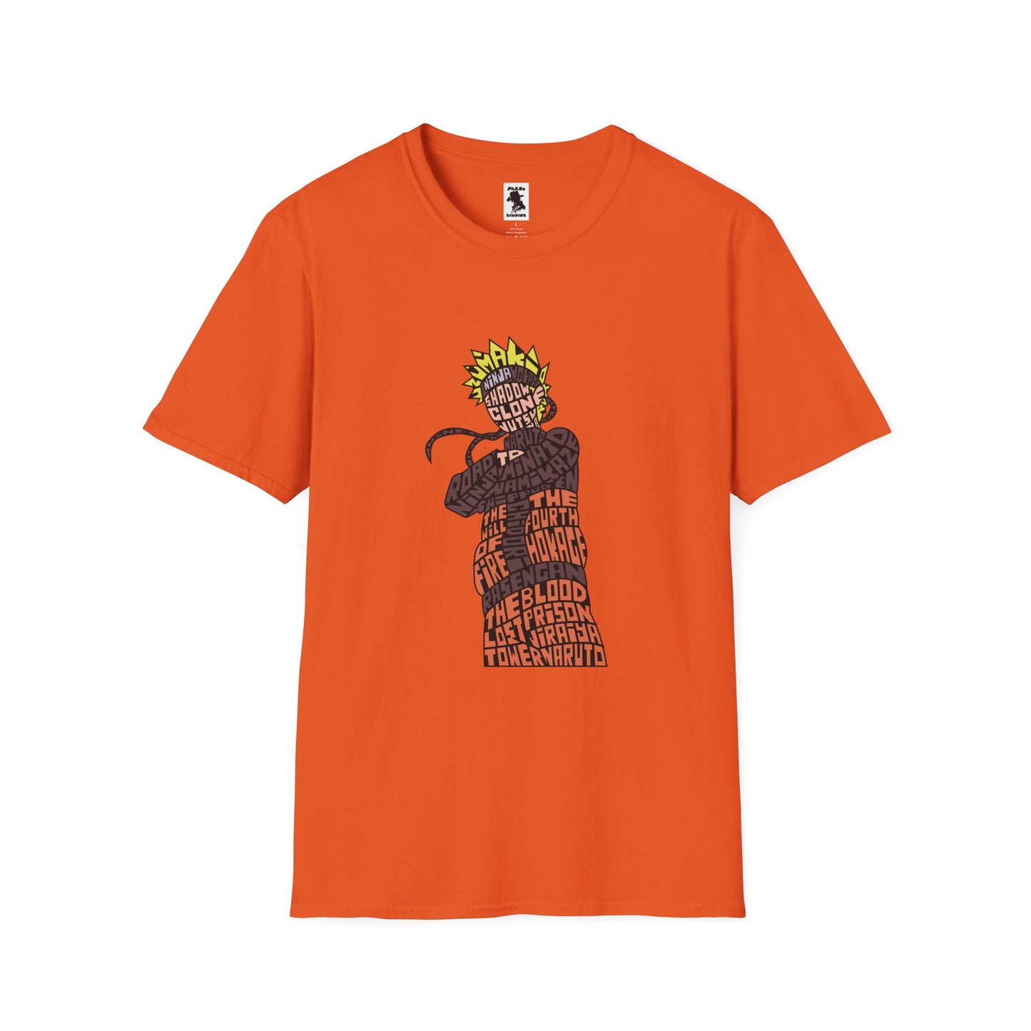 Naruto Inspired Unisex Softstyle T-Shirt - The Blood of the Four Hokages Design