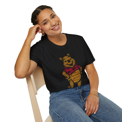 Winnie the Pooh Typography Unisex Softstyle T-Shirt