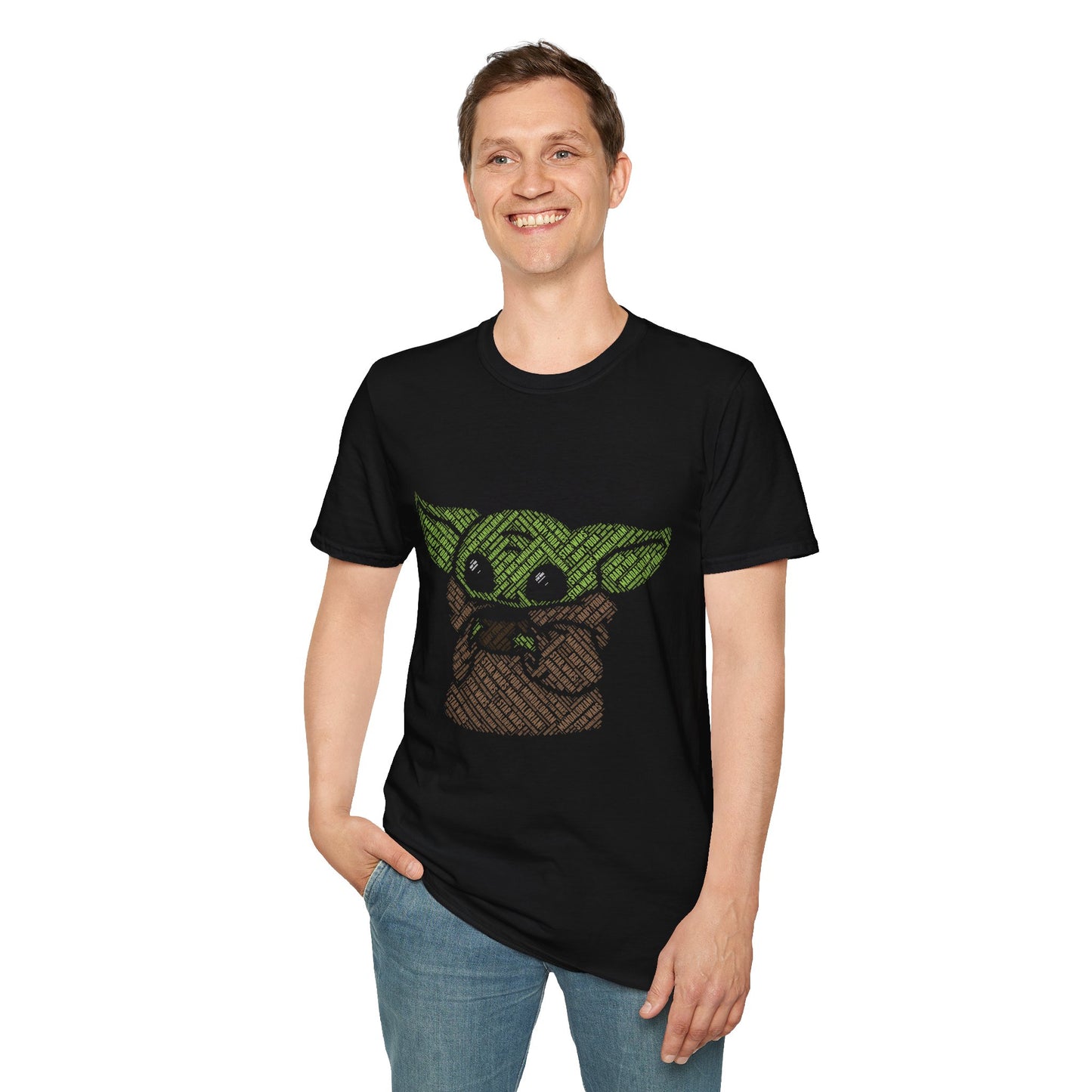 Cute Grogu Inspired Unisex Softstyle T-Shirt - Perfect for Fans & Gifts