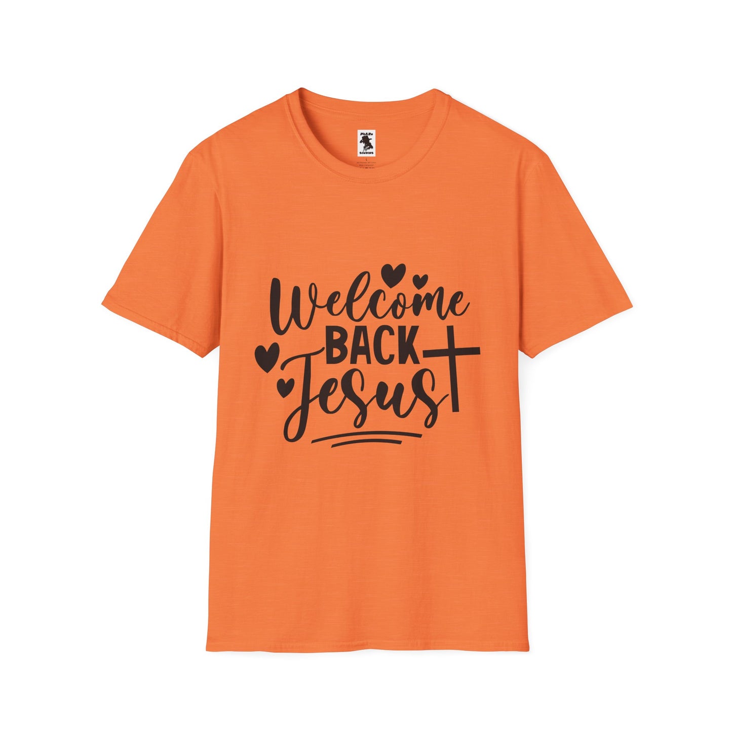 Welcome Back Jesus Unisex Softstyle T-Shirt - Faith Inspired Apparel