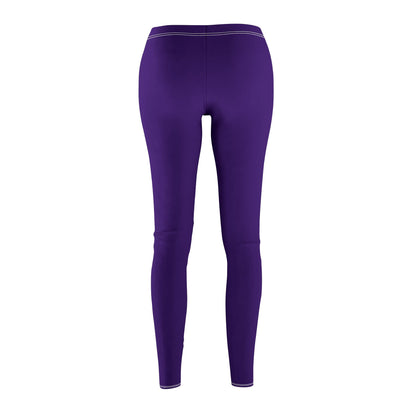 Purple - Women's Mid-rise Casual Leggings