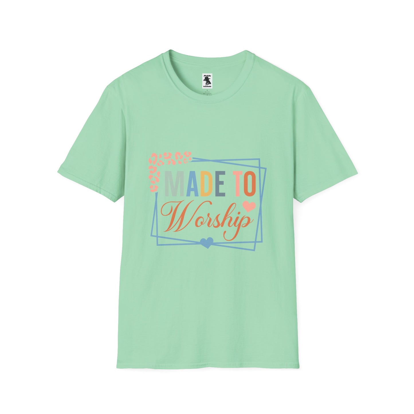 Made to Worship Unisex Softstyle T-Shirt - Inspirational Faith Tee