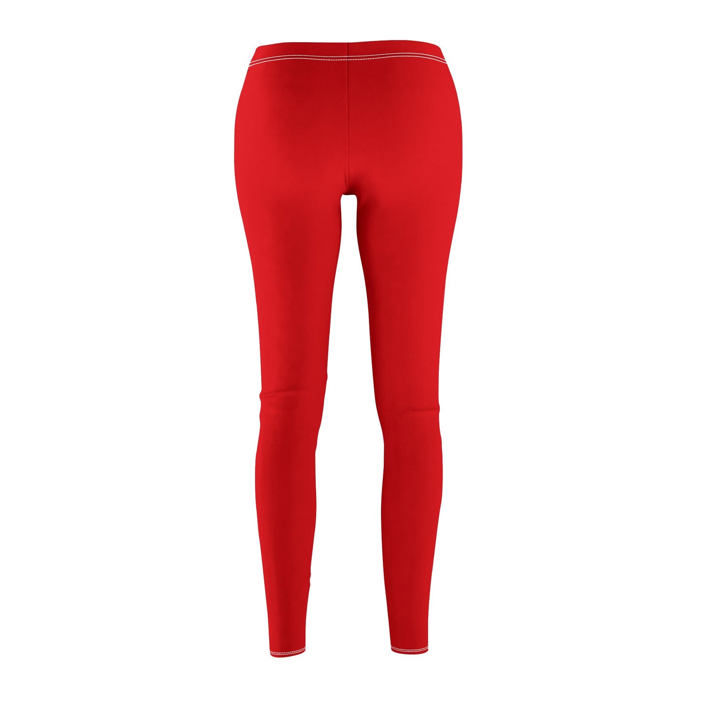 Red - Women's Mid-rise Casual Leggings