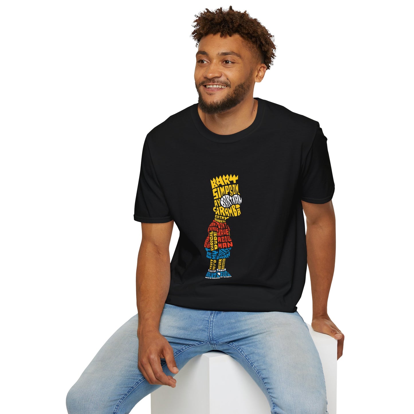 Colorful Bart Simpson Unisex T-Shirt - Retro Style Graphic Tee