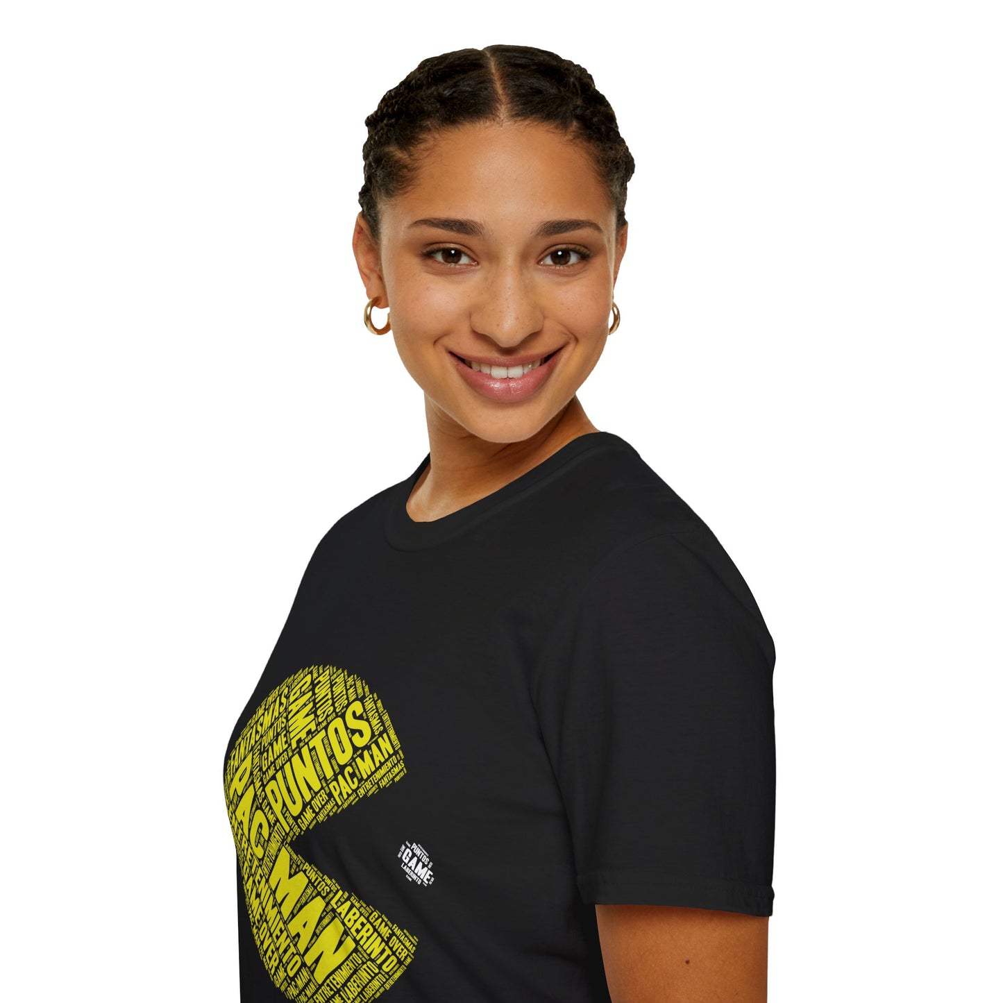 Retro Pac-Man Unisex Softstyle T-Shirt - Gamer Apparel for Nostalgic Fans