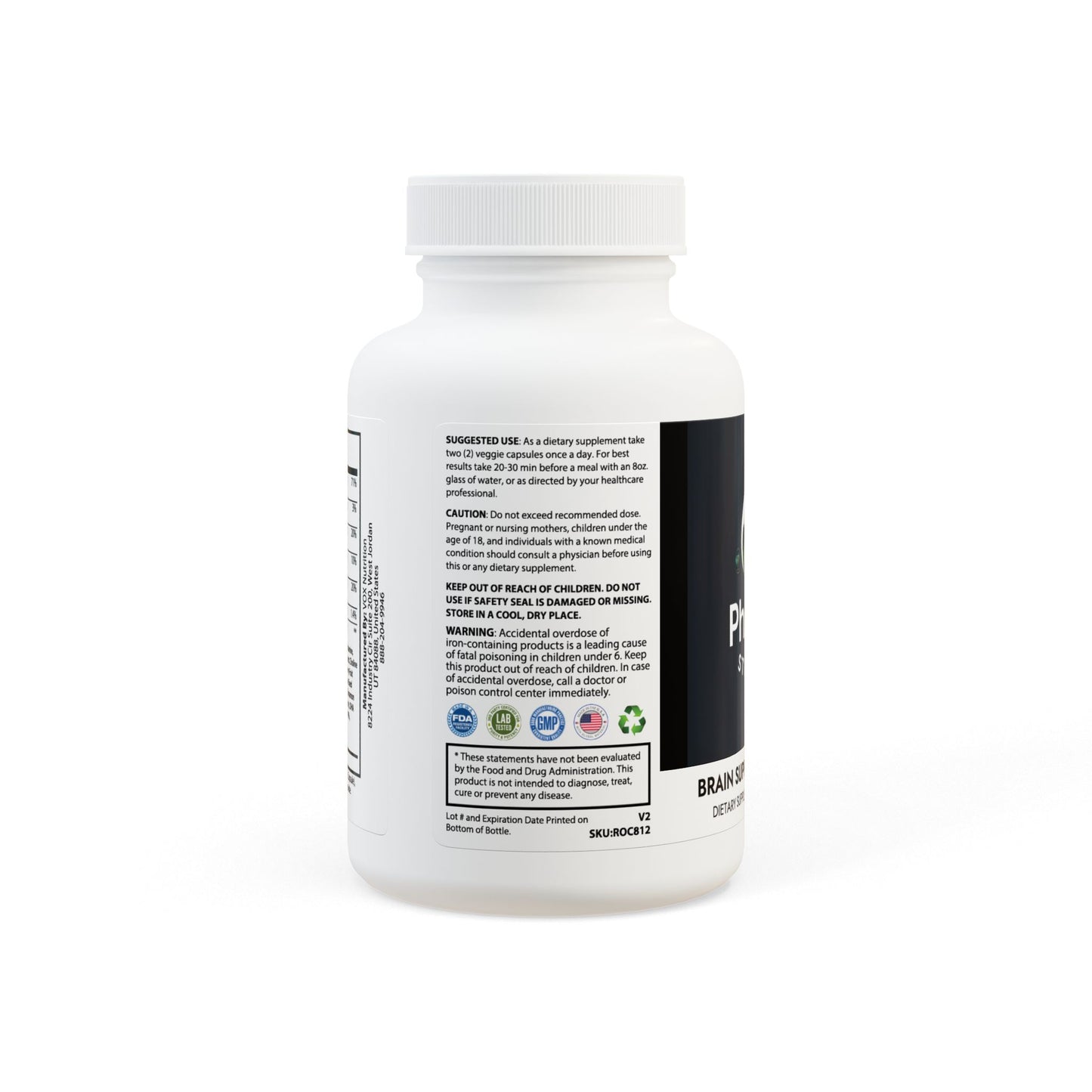 Brain Support Complex Supplement (60 Capsules)