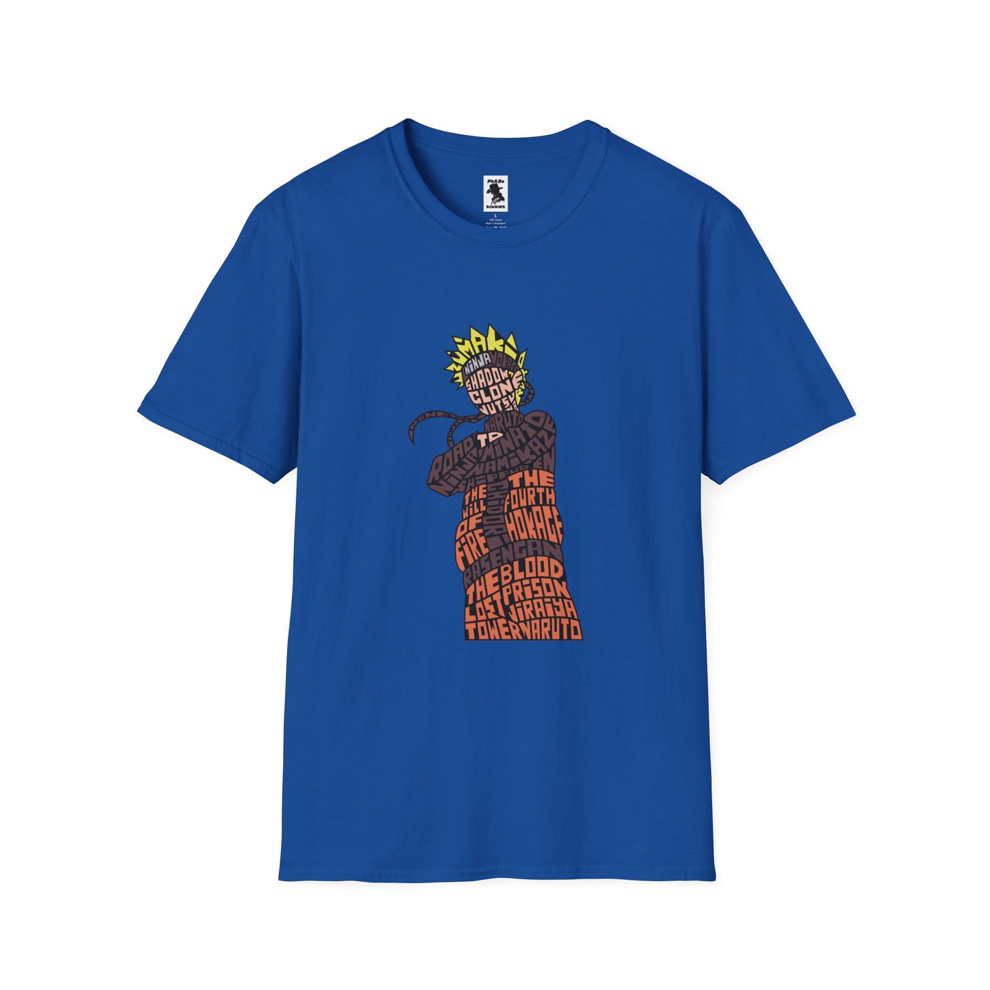 Naruto Inspired Unisex Softstyle T-Shirt - The Blood of the Four Hokages Design