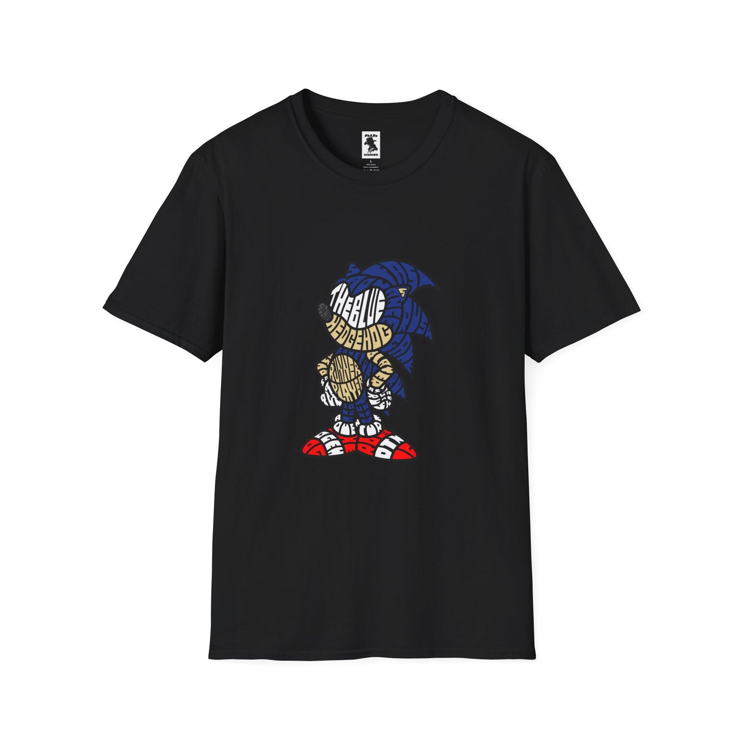 Nostalgic Sonic Graphic T-Shirt - Unisex Softstyle Tee