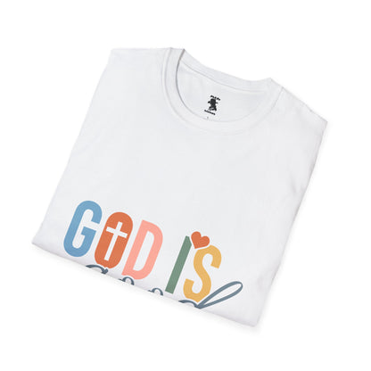 Unisex Softstyle T-Shirt - "God Is Good" Inspirational Tee