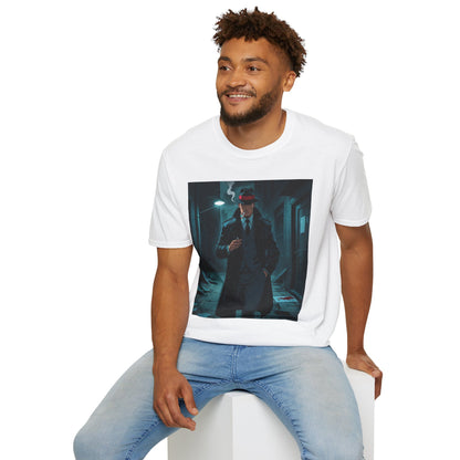 Ace Calloway Graphic T-Shirt for Crime Noir Fans