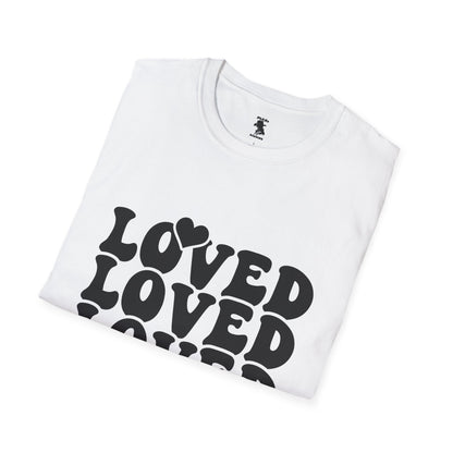 Loved Unisex Softstyle T-Shirt - Inspirational Faith Apparel - Perfect for Gifts and Celebrations