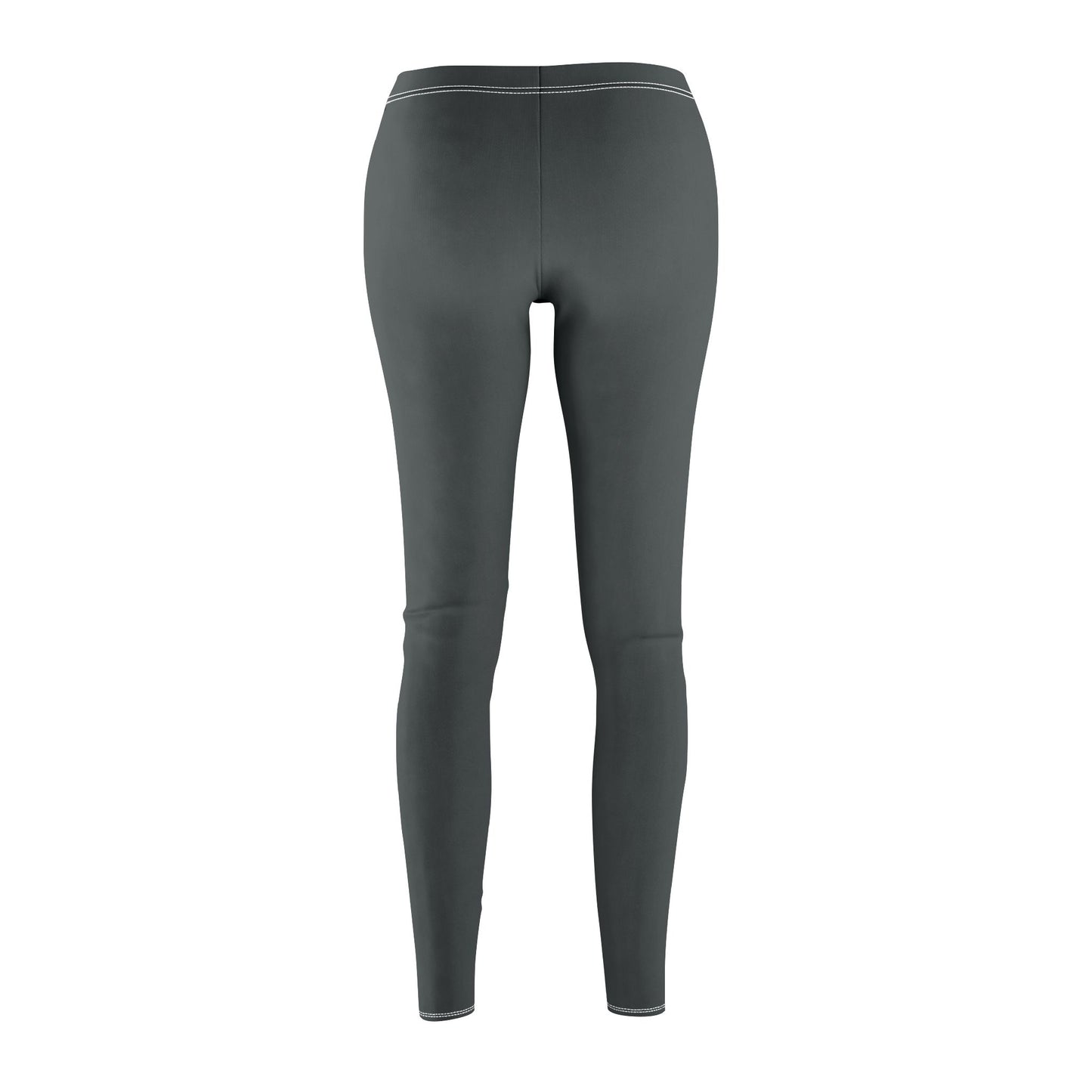 Dark Gray - Women's Mid-rise Casual Leggings