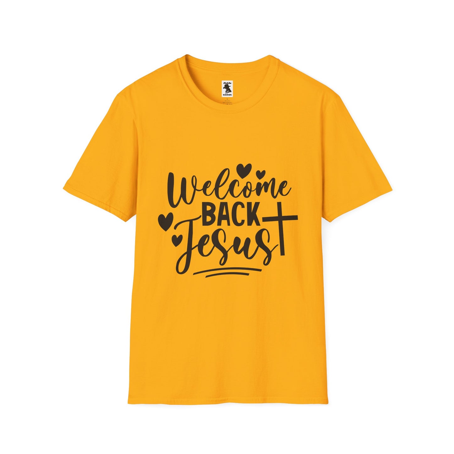 Welcome Back Jesus Unisex Softstyle T-Shirt - Faith Inspired Apparel