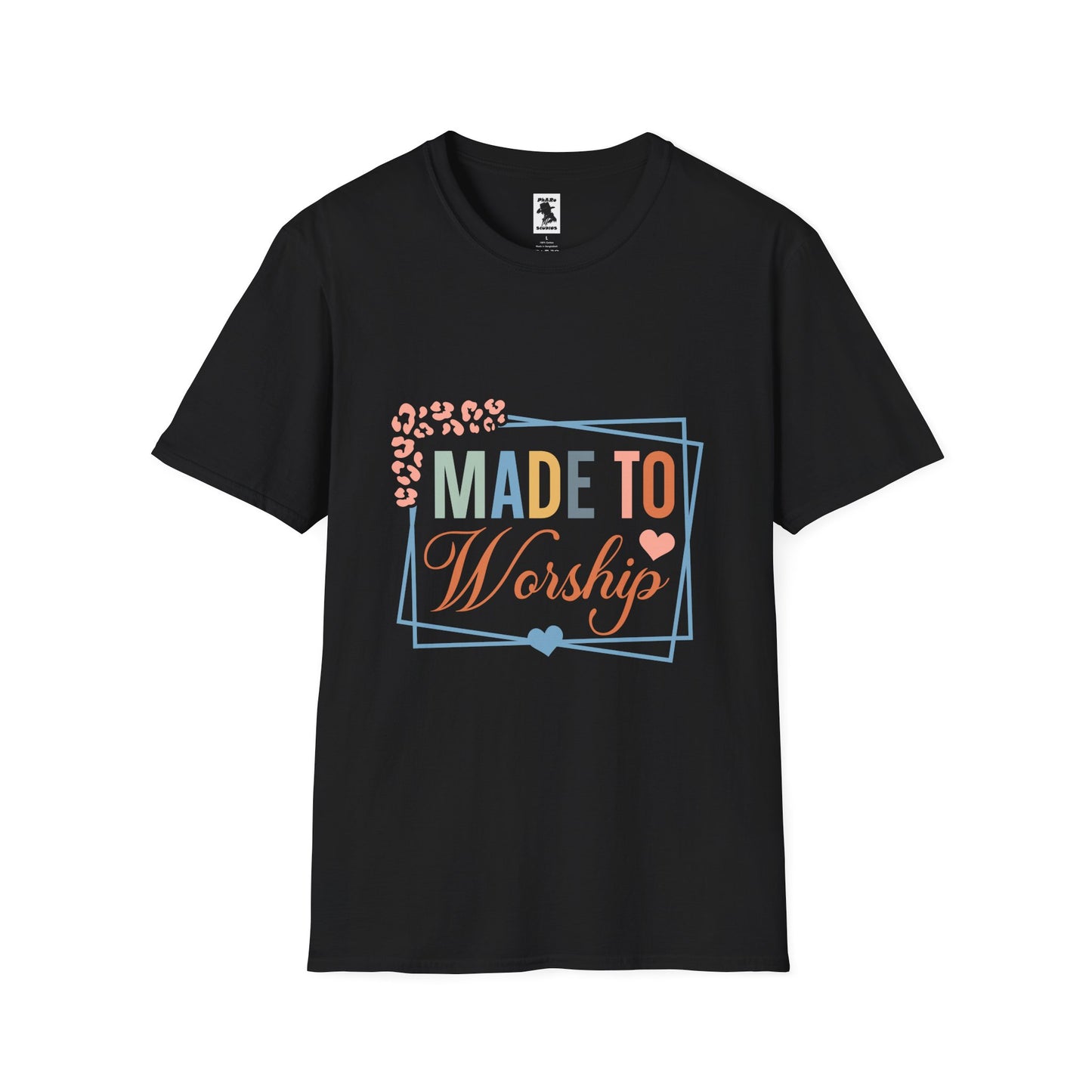 Made to Worship Unisex Softstyle T-Shirt - Inspirational Faith Tee