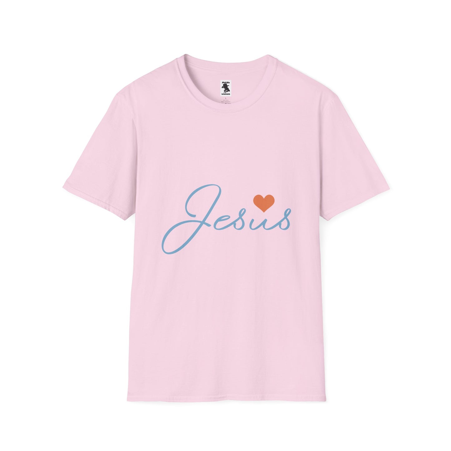 Jesus Love Unisex Softstyle T-Shirt - Faith-Inspired Casual Wear