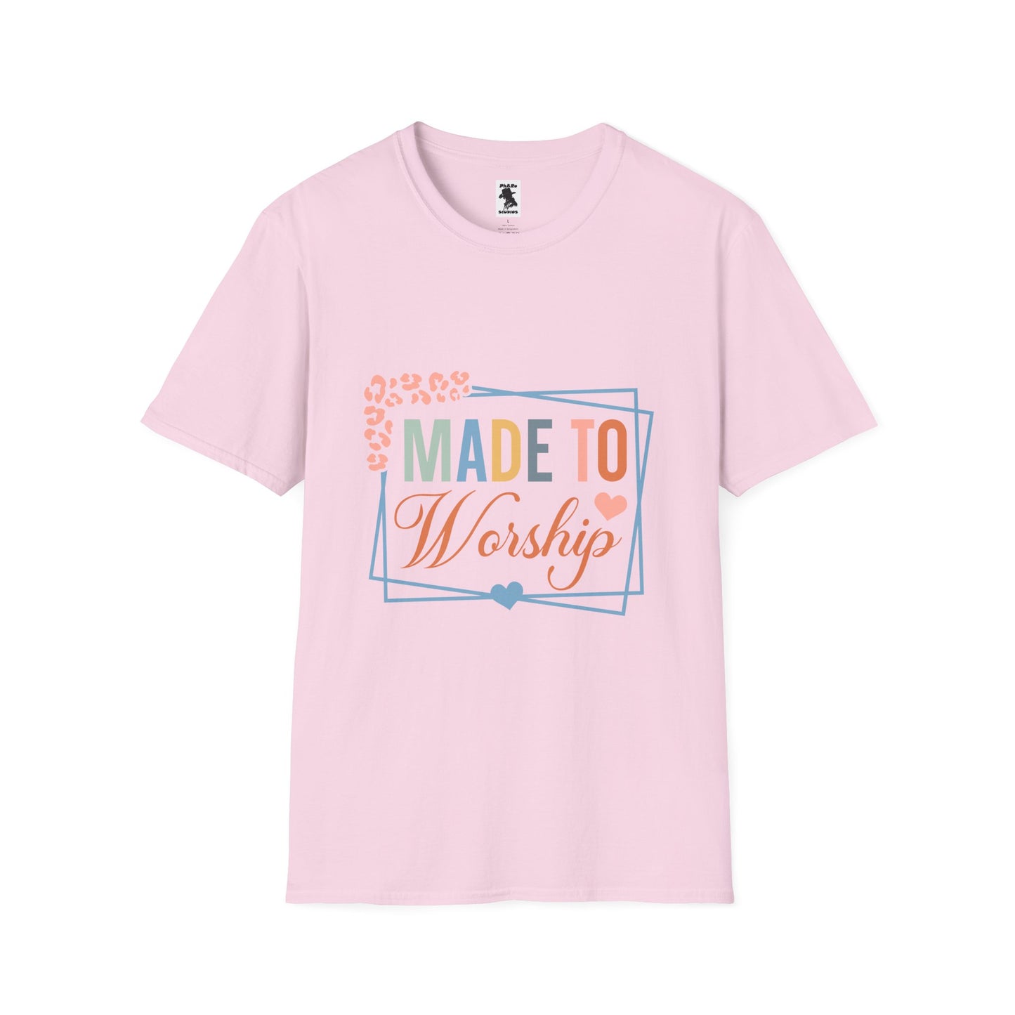 Made to Worship Unisex Softstyle T-Shirt - Inspirational Faith Tee