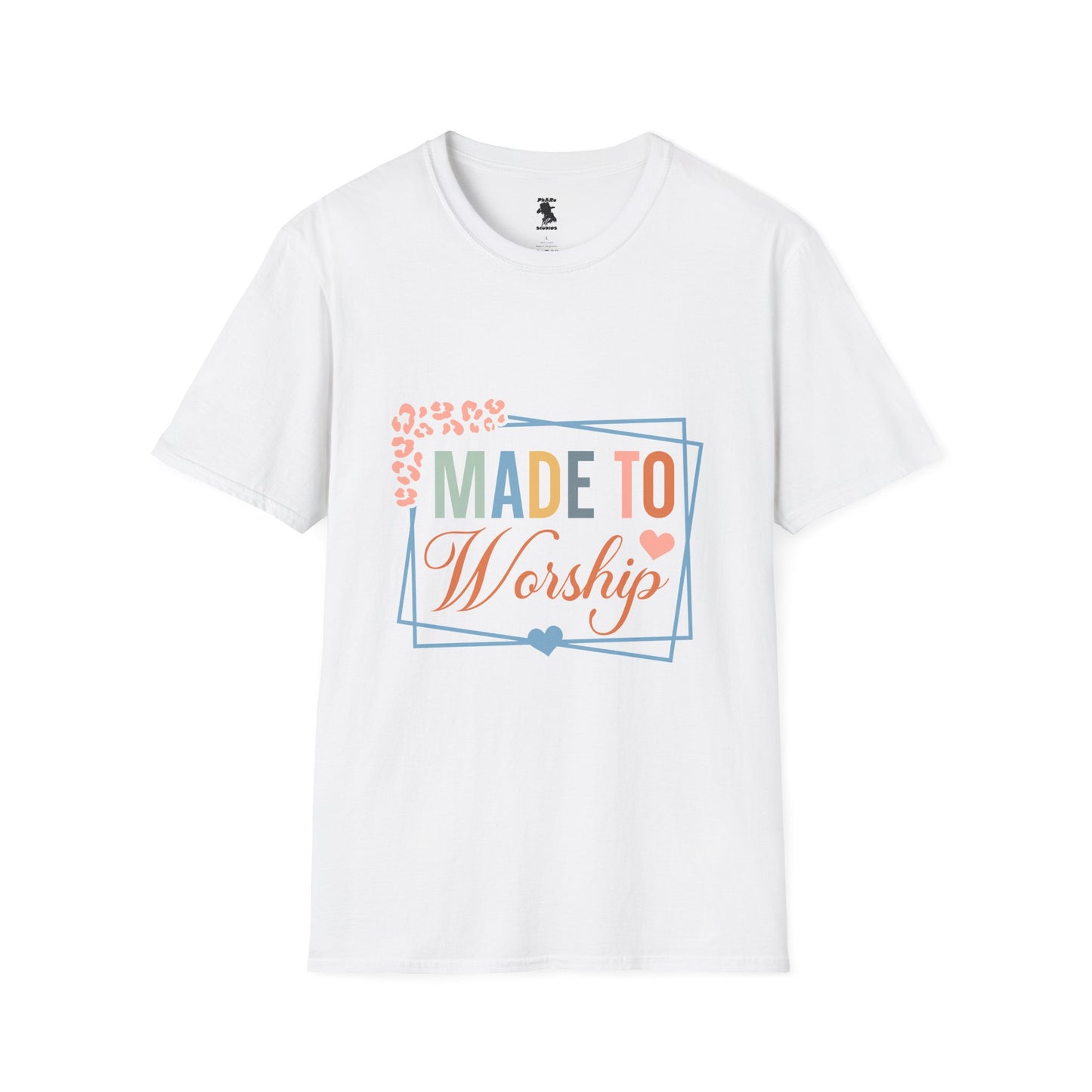 Made to Worship Unisex Softstyle T-Shirt - Inspirational Faith Tee