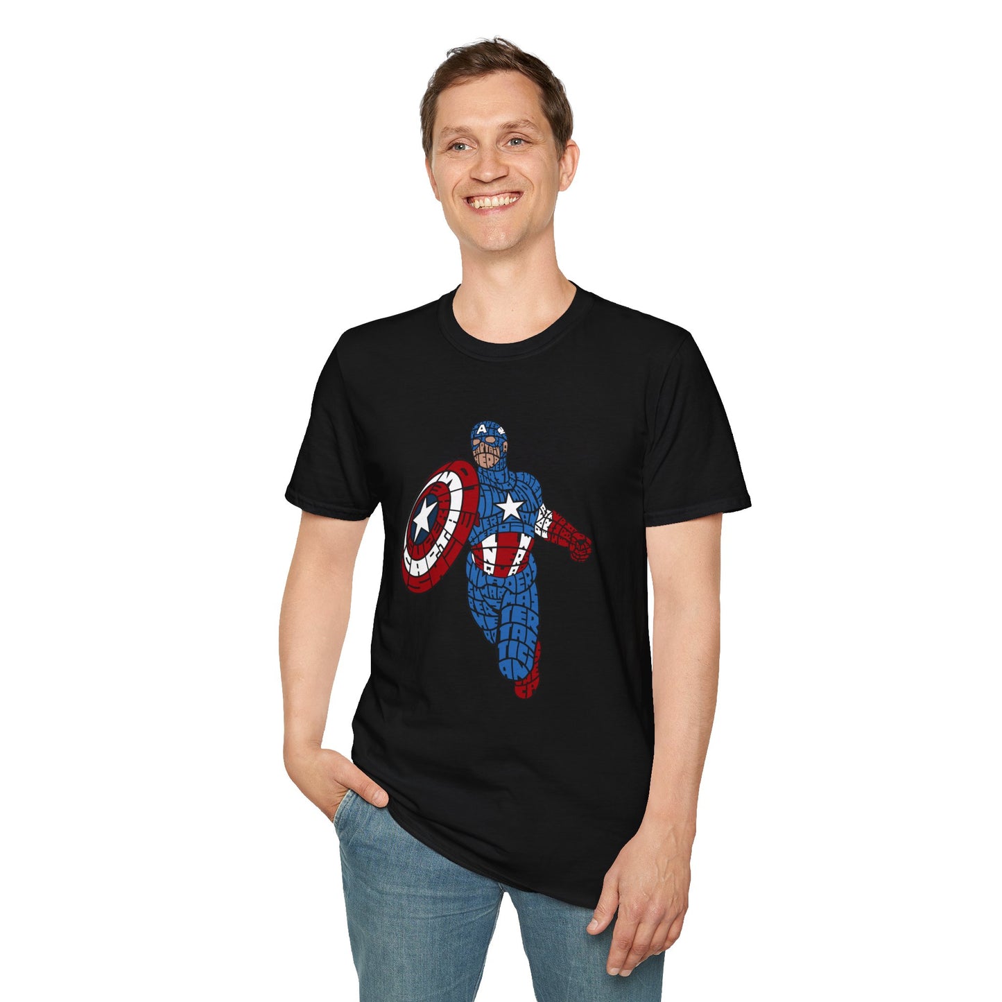 Captain America Unisex Softstyle T-Shirt