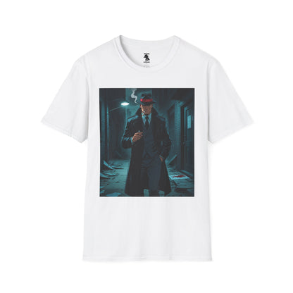 Ace Calloway Graphic T-Shirt for Crime Noir Fans