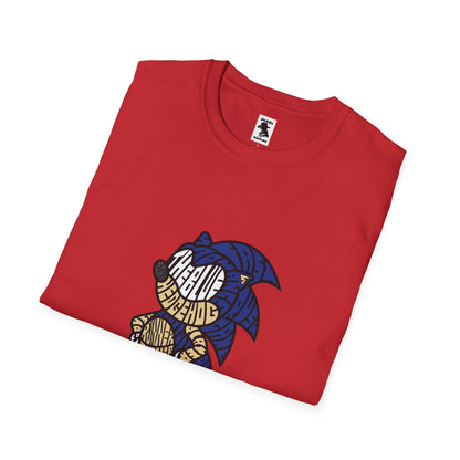 Nostalgic Sonic Graphic T-Shirt - Unisex Softstyle Tee