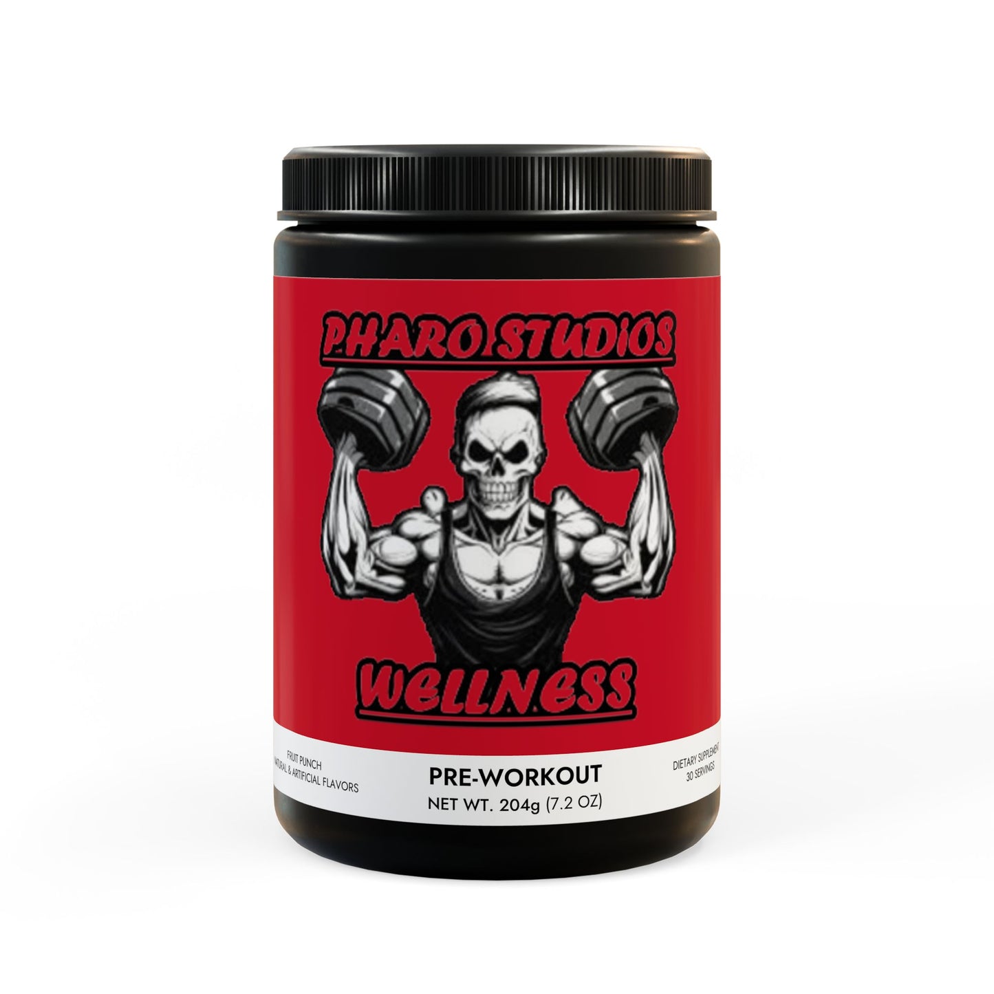 Pre-Workout Supplement, Fruit Punch (204g, 7.1oz)