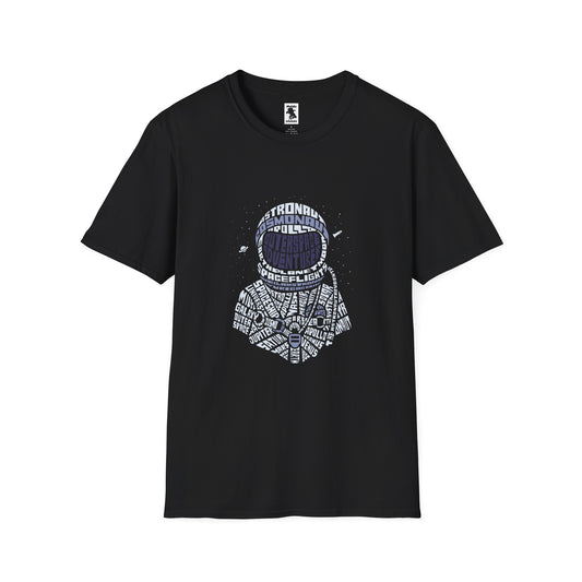 Astronaut-Inspired Unisex Softstyle T-Shirt - Celebration of Space Exploration