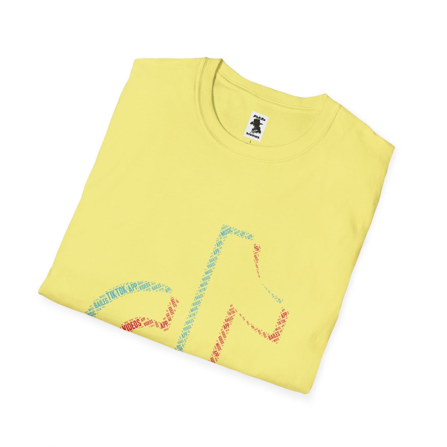 TikTok Logo Unisex Softstyle T-Shirt with Colorful Design