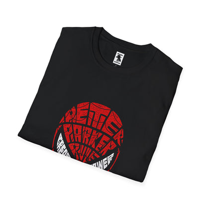 Spiderman Inspired Unisex Softstyle T-Shirt - Perfect for Comic Fans