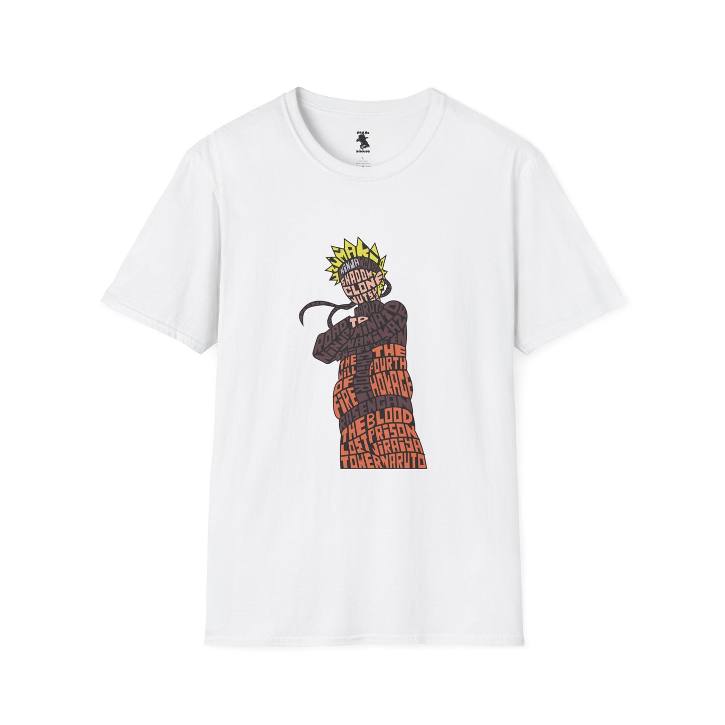 Naruto Inspired Unisex Softstyle T-Shirt - The Blood of the Four Hokages Design