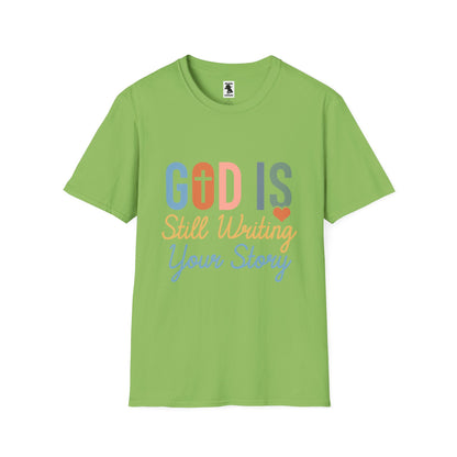 Inspirational Unisex T-Shirt - "God is Still Writing Your Story"