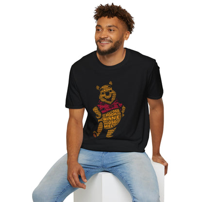 Winnie the Pooh Typography Unisex Softstyle T-Shirt