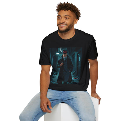 Ace Calloway Graphic T-Shirt for Crime Noir Fans