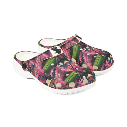 Crimson Twilight - Rubber Clogs  - Perfect for Casual Wear & Summer Fun