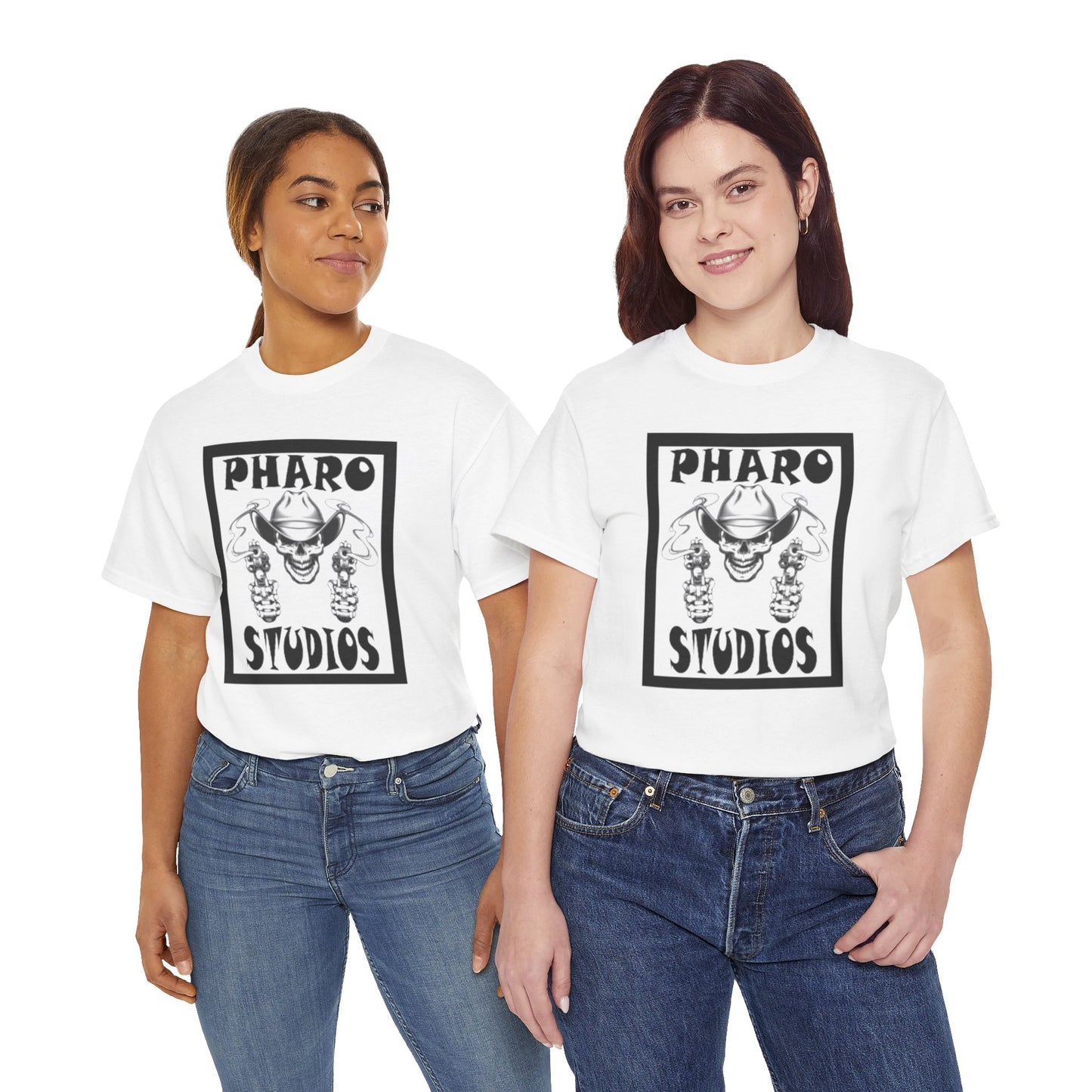 Unisex Heavy Cotton Tee - PhARo Studios Logo