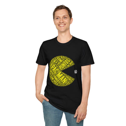 Retro Pac-Man Unisex Softstyle T-Shirt - Gamer Apparel for Nostalgic Fans