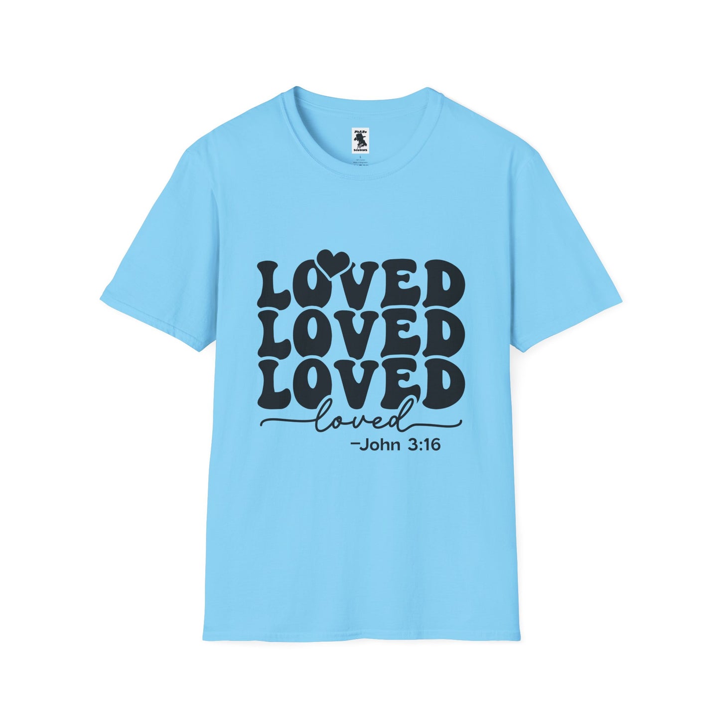 Loved Unisex Softstyle T-Shirt - Inspirational Faith Apparel - Perfect for Gifts and Celebrations