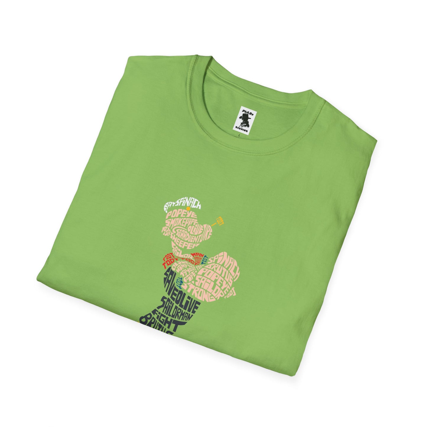 Retro Popeye Softstyle Unisex T-Shirt for Fans