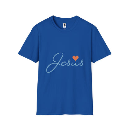 Jesus Love Unisex Softstyle T-Shirt - Faith-Inspired Casual Wear