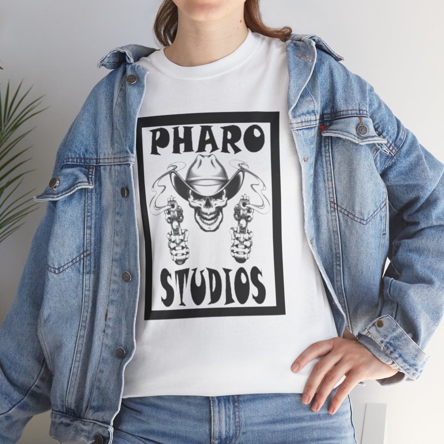 Unisex Heavy Cotton Tee - PhARo Studios Logo