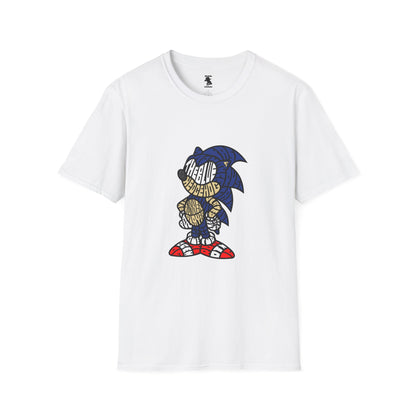 Nostalgic Sonic Graphic T-Shirt - Unisex Softstyle Tee