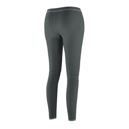 Dark Gray - Women's Mid-rise Casual Leggings