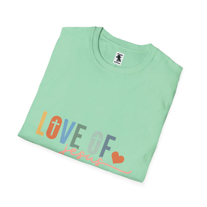 Love of Jesus Unisex Softstyle T-Shirt - Faith-Based Graphic Tee