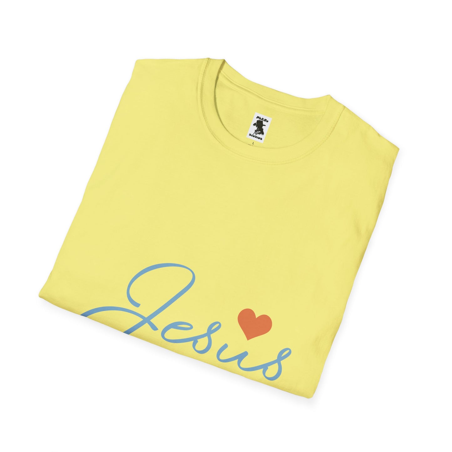 Jesus Love Unisex Softstyle T-Shirt - Faith-Inspired Casual Wear