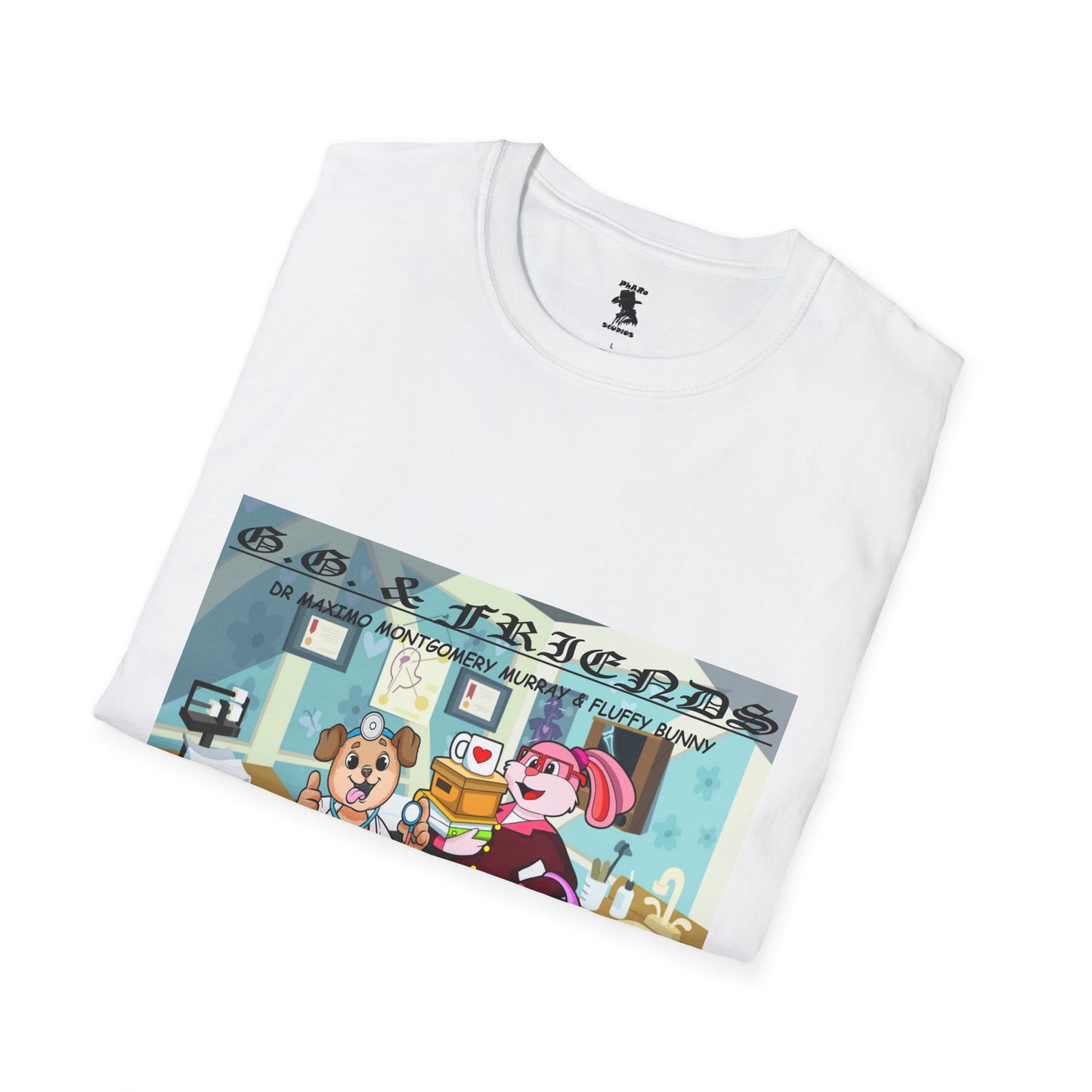 Unisex Softstyle T-Shirt - Dr Max & Fluffy - G.G. & Friends