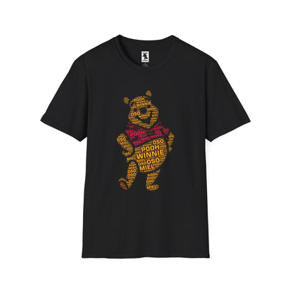 Winnie the Pooh Typography Unisex Softstyle T-Shirt