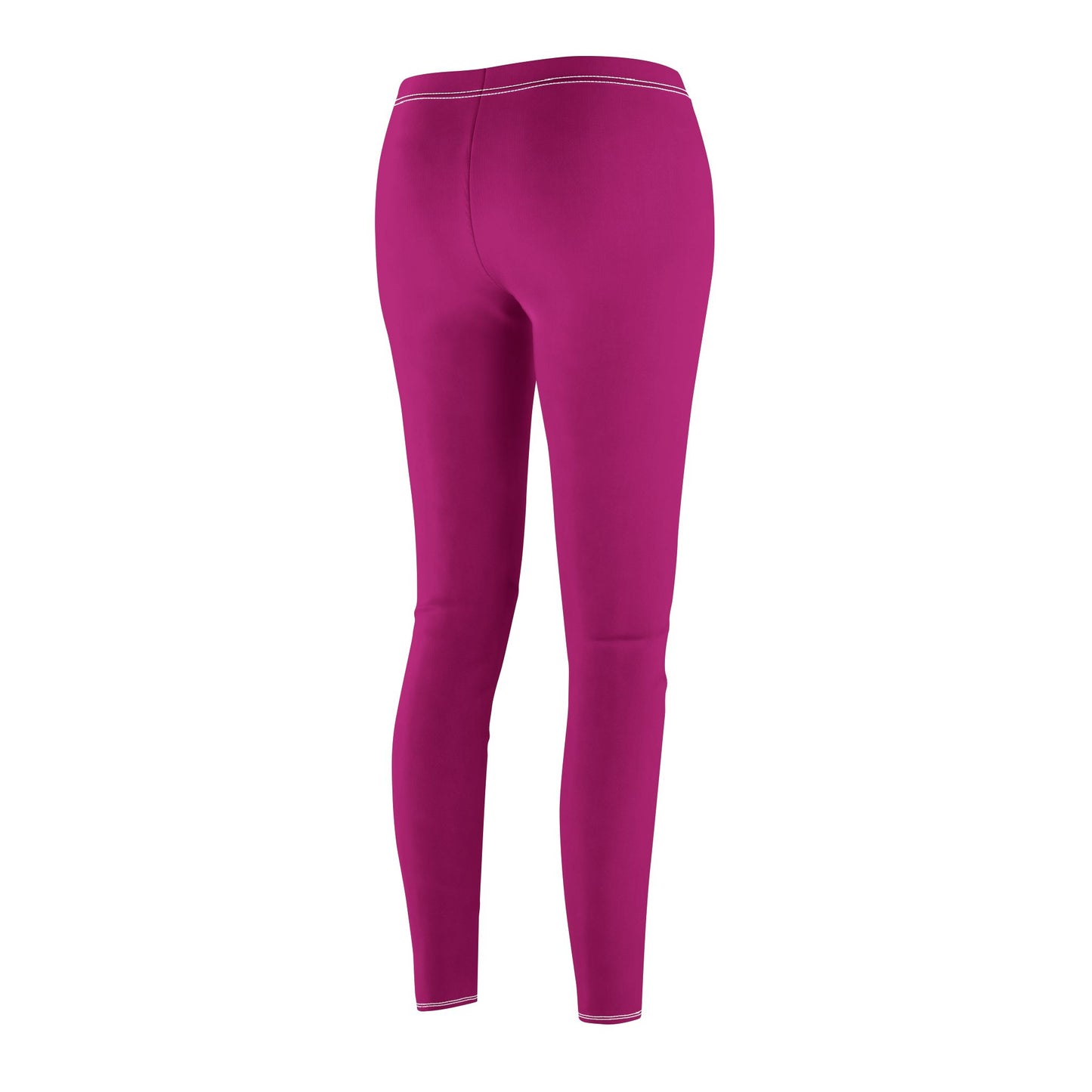 Pink - Women's Mid-rise Casual Leggings