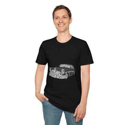 Vintage Car Graphic Unisex Softstyle T-Shirt - Retro Auto Enthusiast Tee